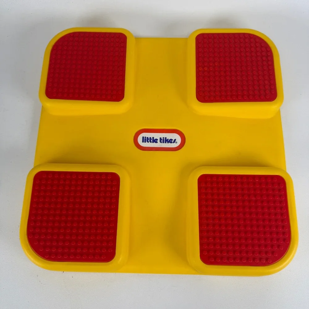 Little Tikes Sensory Stepping Stones Balance Path Tiles Blue Green Yellow Set 3